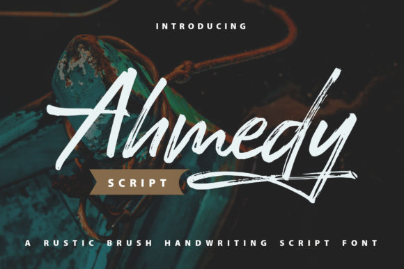 Ahmedy Rustic Brush Handwriting Script