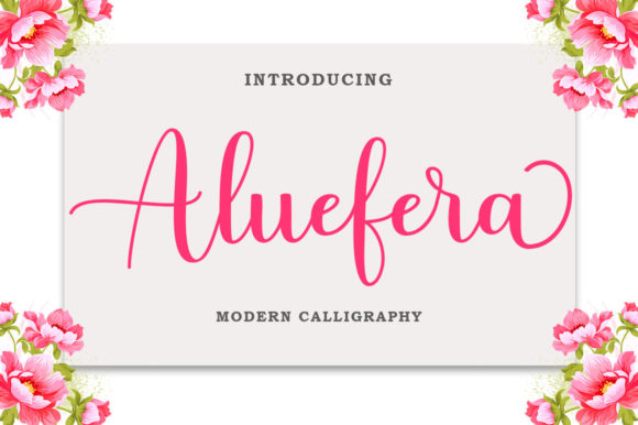 Aluefera Script: A Luxurious Font for Web Design