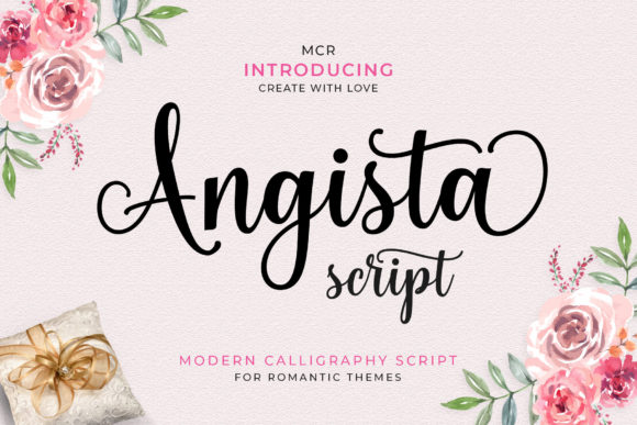 Angista Script: A Delicate Typographic Spark