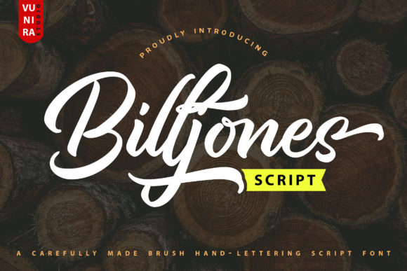 Billjones Brush Hand-Lettering Script