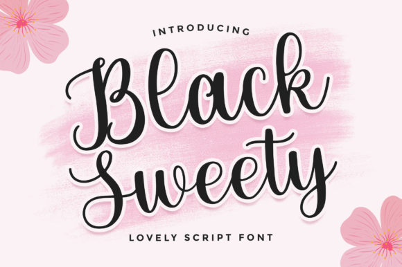 Black Sweety Script: A Stylish Font for Web Design