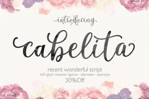 Cabelita Script: A Trendy, Natural Font