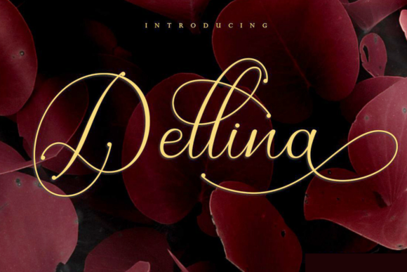 Dellina Script: A Luxurious Font for Elegant Design