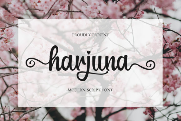 Harjuna Script: A Stylish Font for Web Design