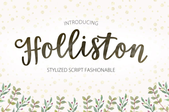 Holliston Script: A Font for Creative Campaigns