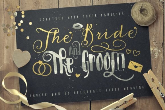 Just Married Font for Web Design