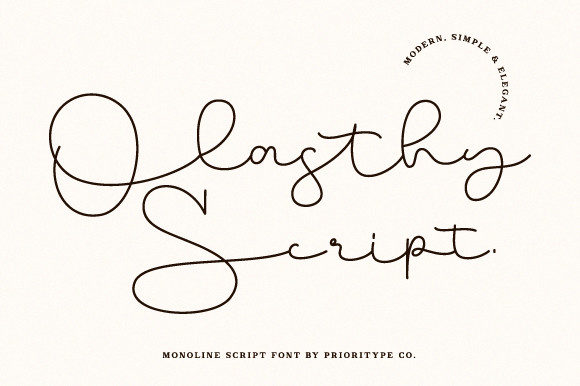 Olasthy Script: A Delicate Typographic Touch