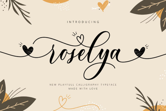 Roselya Script Font for Creative Projects