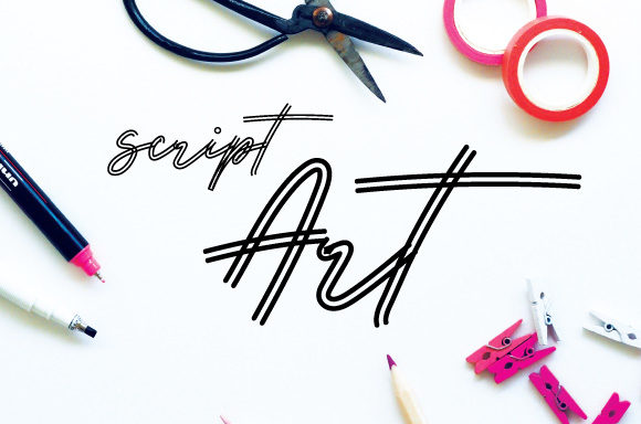 Script Art Font for Professional Branding