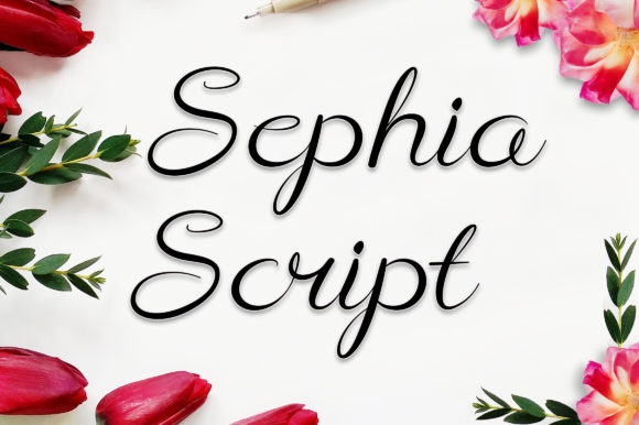 Sephia Script: A Elegant Font for Makers
