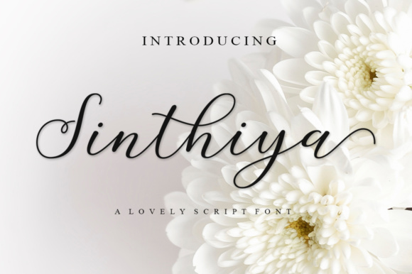 Sinthiya Script Font for Creative Projects