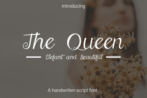 The Queen Script: A Stylish Font for Web Design