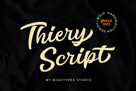 Thiery Script: Elegant Font for Creative Projects