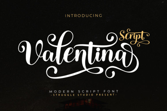 Valentina Script: A Delicate Typeface for Elegant Design