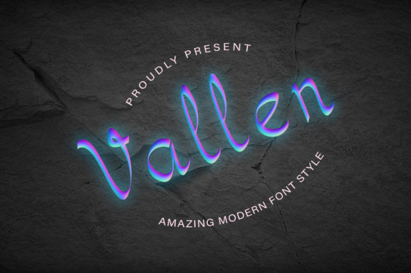 Vallen: A Script Font for Elegant Design